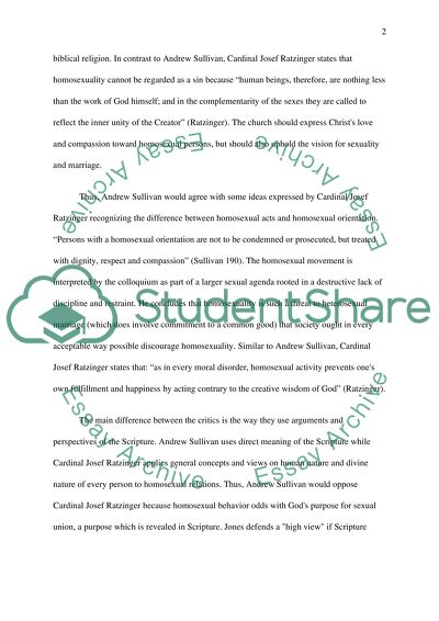 Sin and Homosexuality