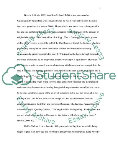 Tolkien and Lewis: The Battle of Good over Evil