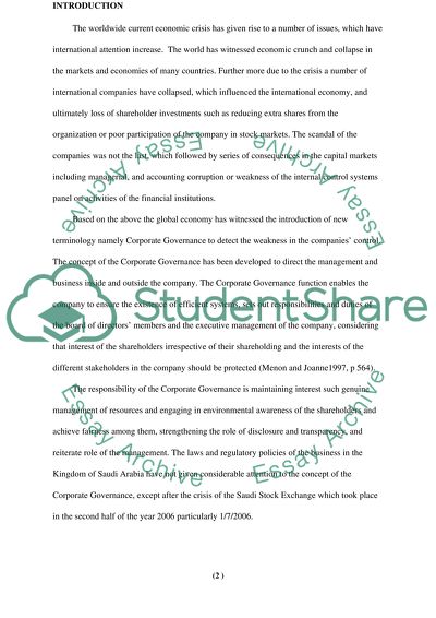 The Role of Audit Committees in the Corporate Governance Environment