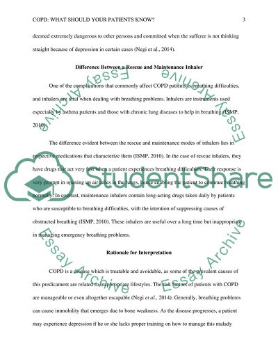 COPD: What Should Your Patient Know