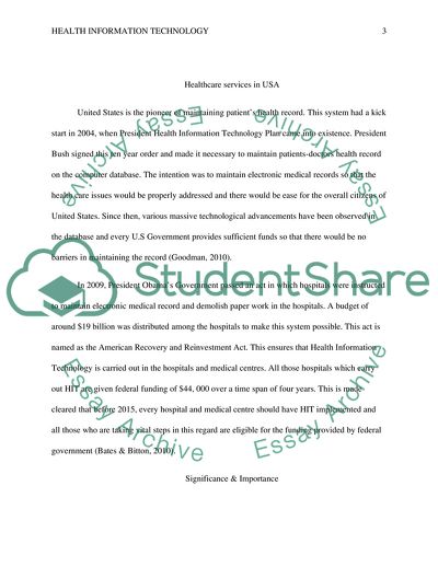 Meaningful Use of Health Information Technology