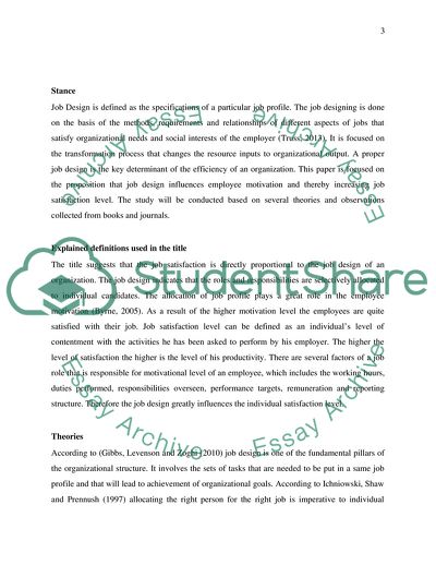 Job Satisfaction and Motivation