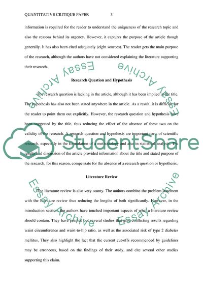 The Relationship between Obesity and Diabetes