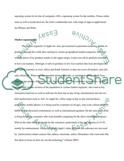 Contemporary issues in marketing-Apple Inc