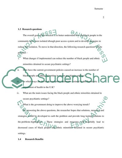 Why More Blacks Are in Psychiatric Settings