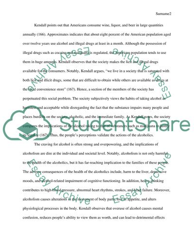 Drugs and Alcohol a Social Problem