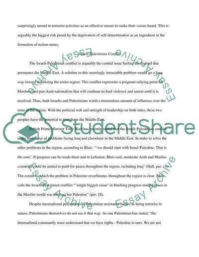 The Nature of Conflict in the Middle East