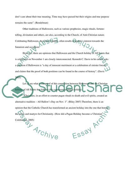 Halloween and Church