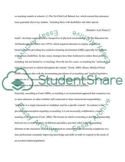 The Co-Teaching Model
