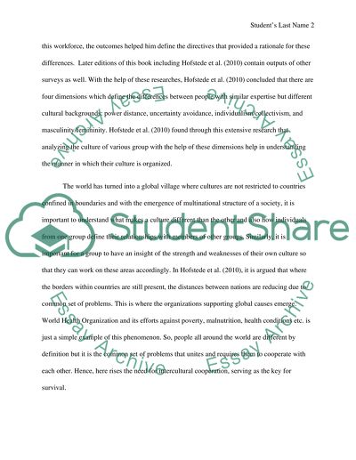 Cultures and Organizations: Software of the Mind Analysis