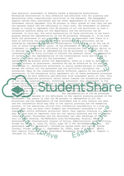 Study case (Information Resources Management)