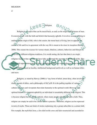 Leadership in the Traditional Religions