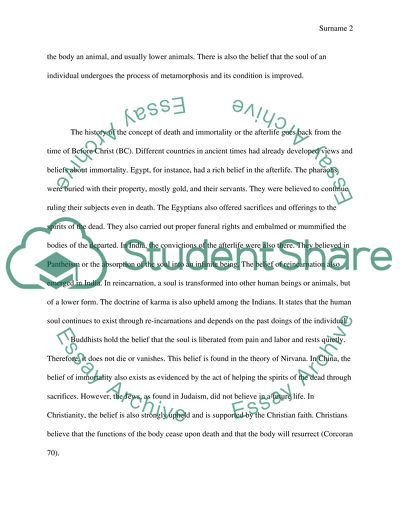 Platos View of Immortality