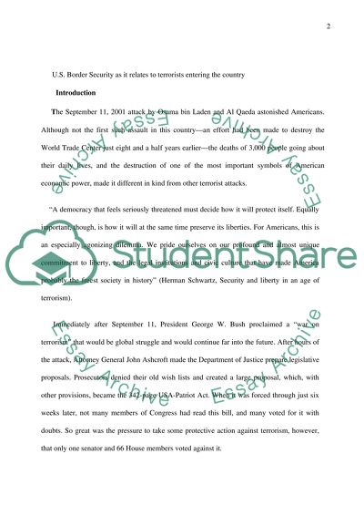 U.S. Border Security