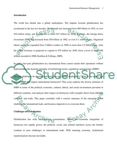 International Management