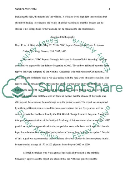 Global Warming: Its Effects and What Needs to Be Done