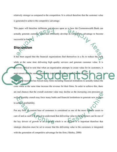 Adding Customer Value to Your Financial Prganisation for Competitive Advantage