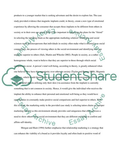 The Theory of Relationship Marketing