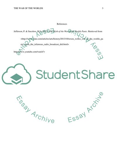 The war of the worlds