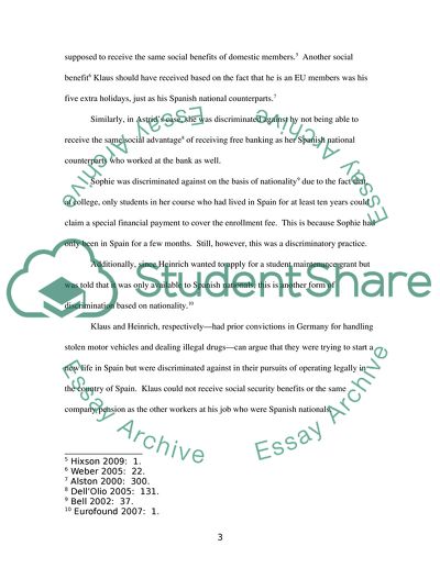 European Union Immigration and Import Law