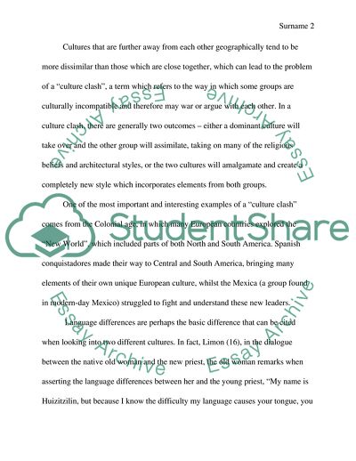 Culture Differences between Mexica and Spanish