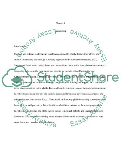 Political Conflict between Iran and Israel