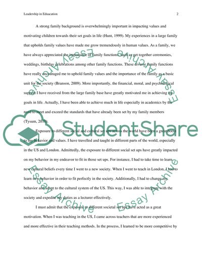 Situations That Affect My Values and Beliefs