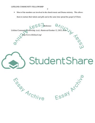 Lifeline Community Fellowship