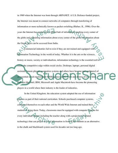Information Technology determines contemporary social change. Discuss giving examples