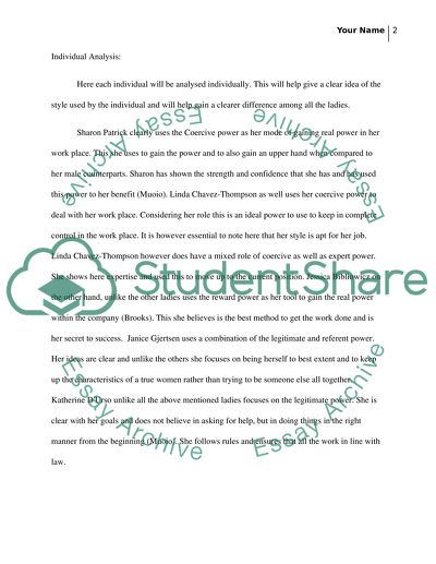 Womens Power in the Workplace