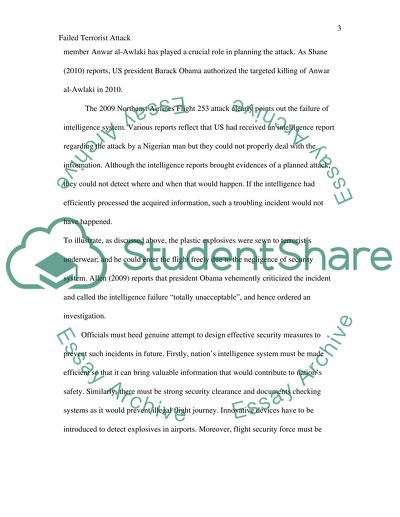 TOPIC: December 25th Failed Terrorist Attack