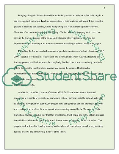 Effective Teaching and Learning in the Primary School: Improvement in Boys Writing