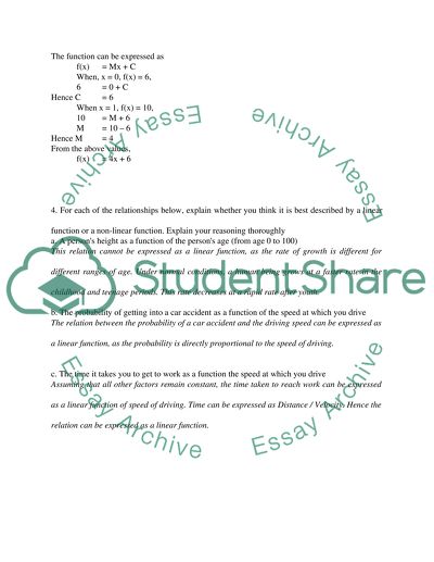 Functions and Models