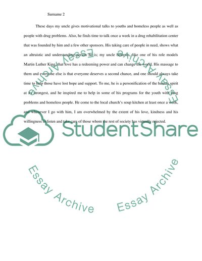 Someone who inspired you and what the inspiraton was