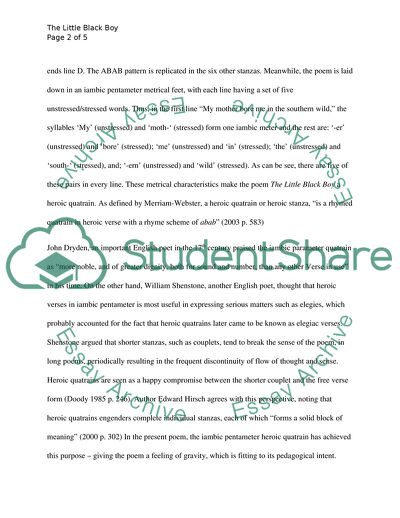 Little Black Boy by William Blake