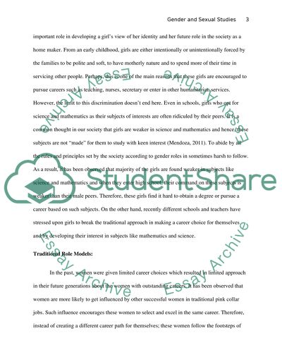 Womens Careers are Not the Result of Free Choice