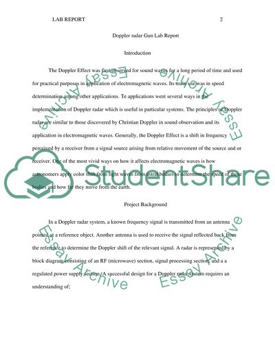 Compile a fully comprehensive and detailed lab report from notes