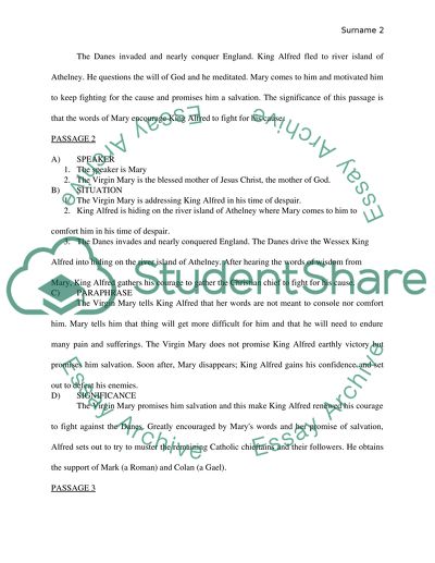 Book Report on The Ballad of the White Horse by G. K. Chesterton