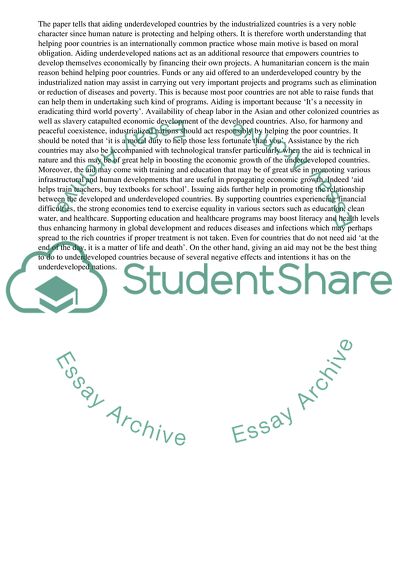 Why strong economies should support countries weak economies