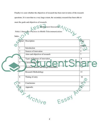 MANAGEMENT INNOVATION