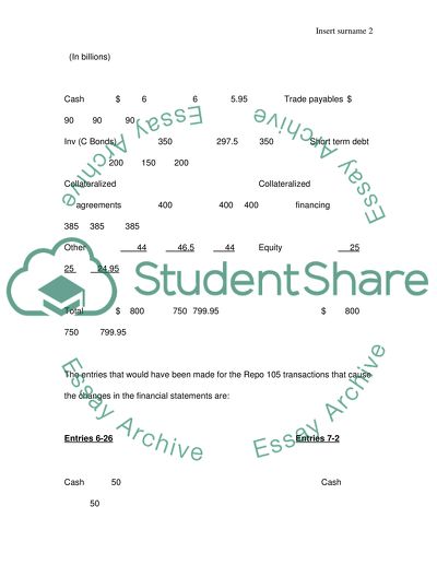 Accounting Justification