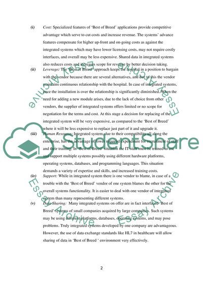 Hospitals Information System
