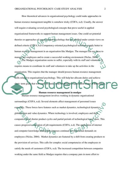 Industrial/organizational psychology personal statement example image