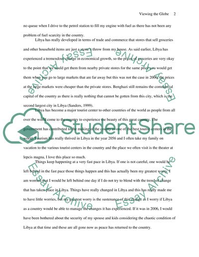 Viewing the Globe in 2006 and 2056 Part 4