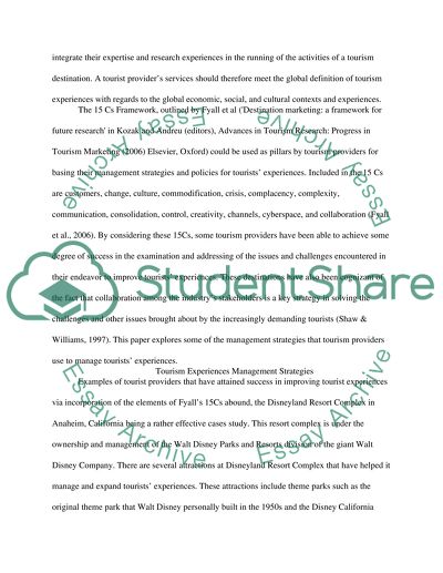 Competitiveness in the Tourism Industry