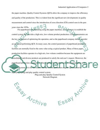 Industrial Applications of Computers