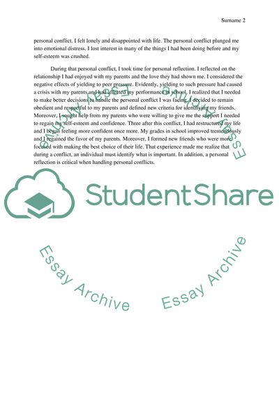 Conflicts Resulting in Confusion and Desperation