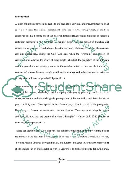 The Alien Body for Debating Post-War Anxieties