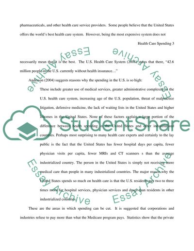 Health Care Spending