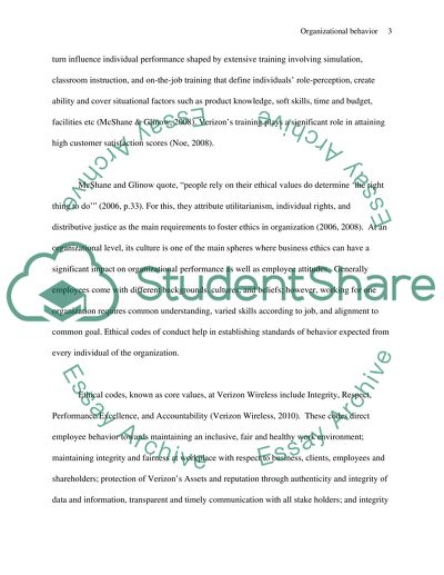 Organizational Behavior and the Individual